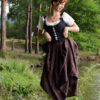Solid Color Renaissance Corset Bodice