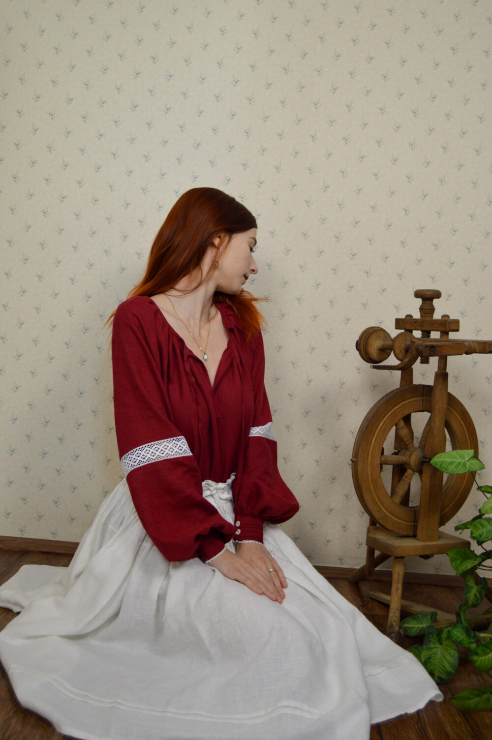 Ophelia Blouse with Long Sleeves