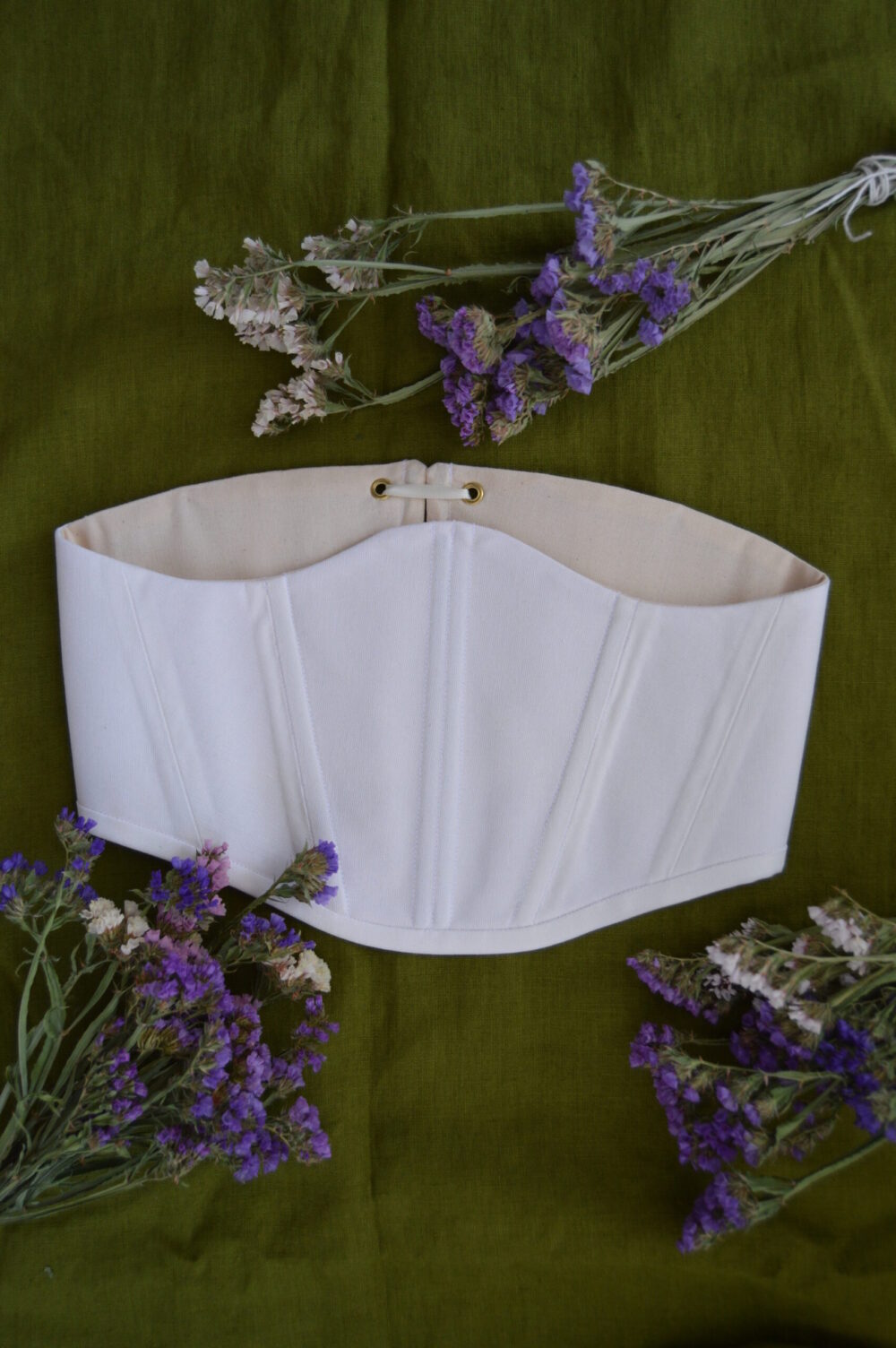 Solid Color Underbust Corset