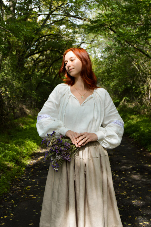 Ophelia Blouse with Long Sleeves