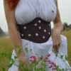 Hand Embroidered Underbust Corset