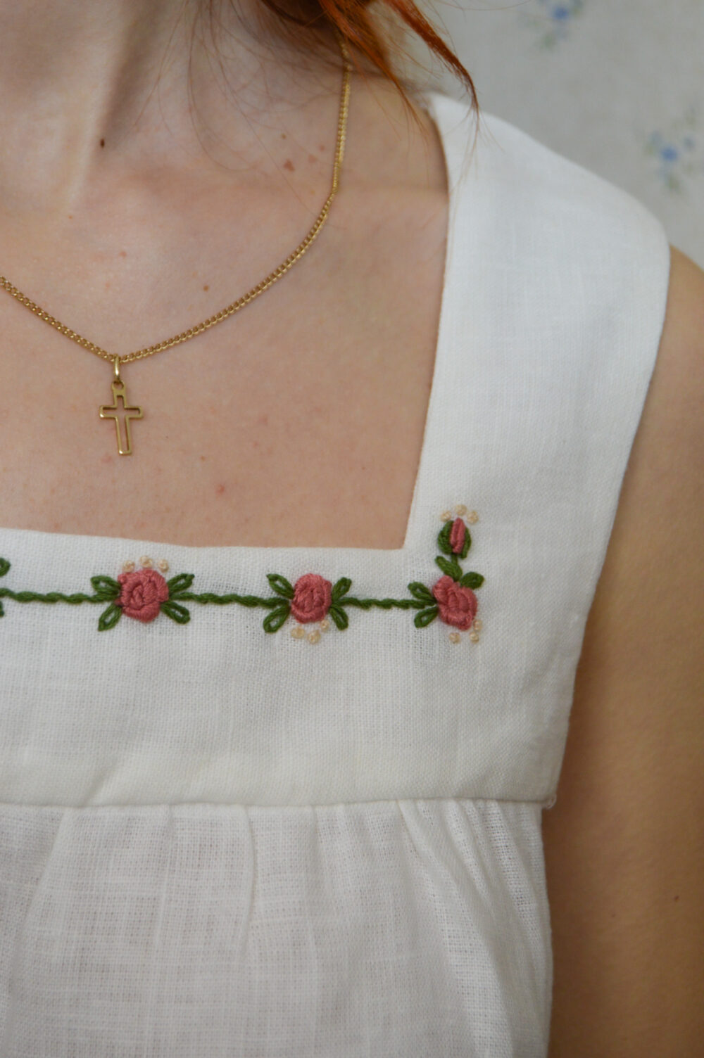 DSC_0547 Holly Hand Embroidered Crop Top