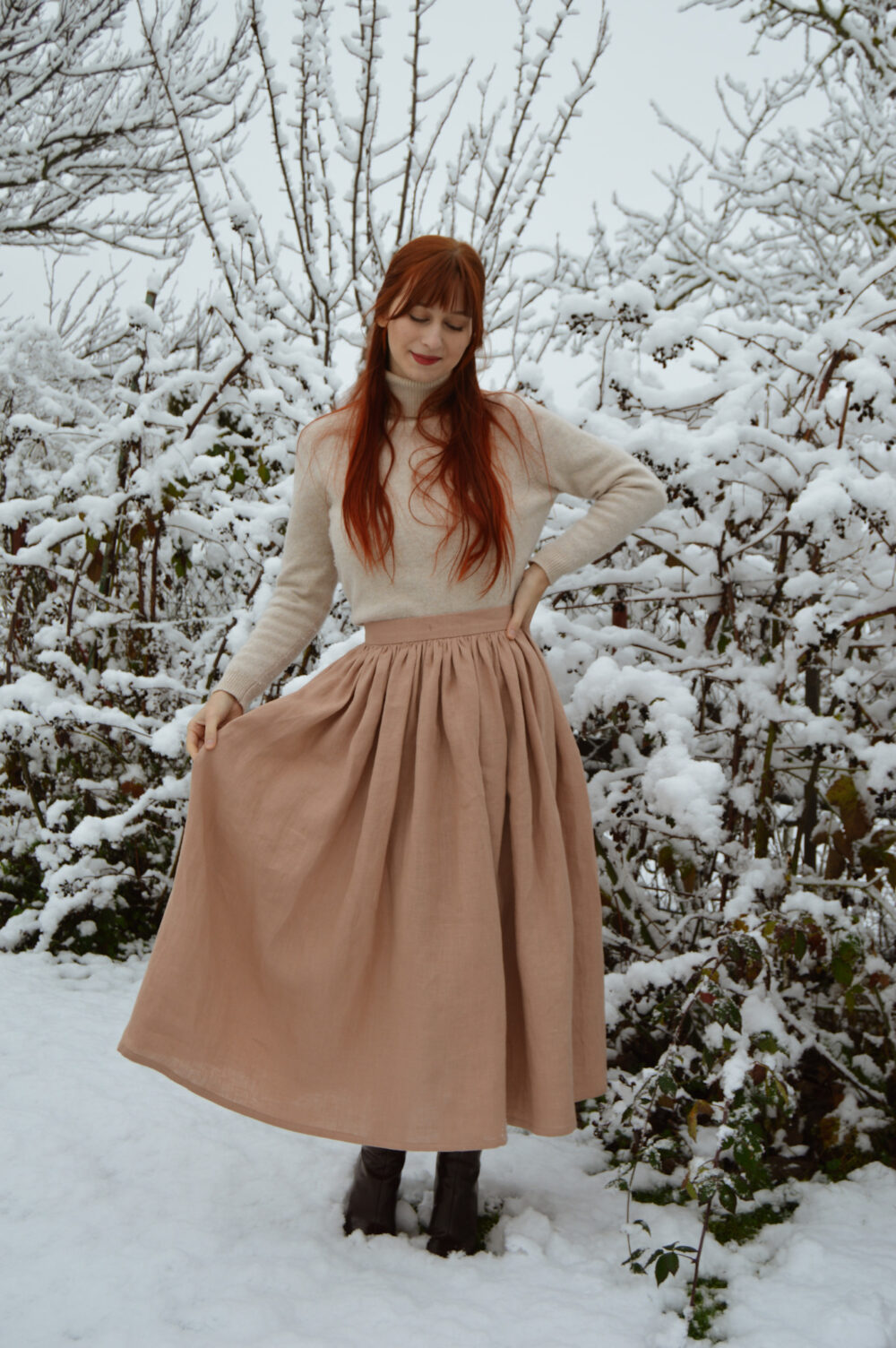 dusty rose belle skirt slovakmeadows Belle Skirt