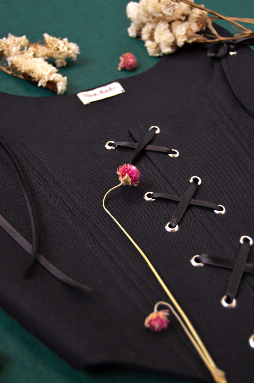 Solid Color Renaissance Corset Bodice