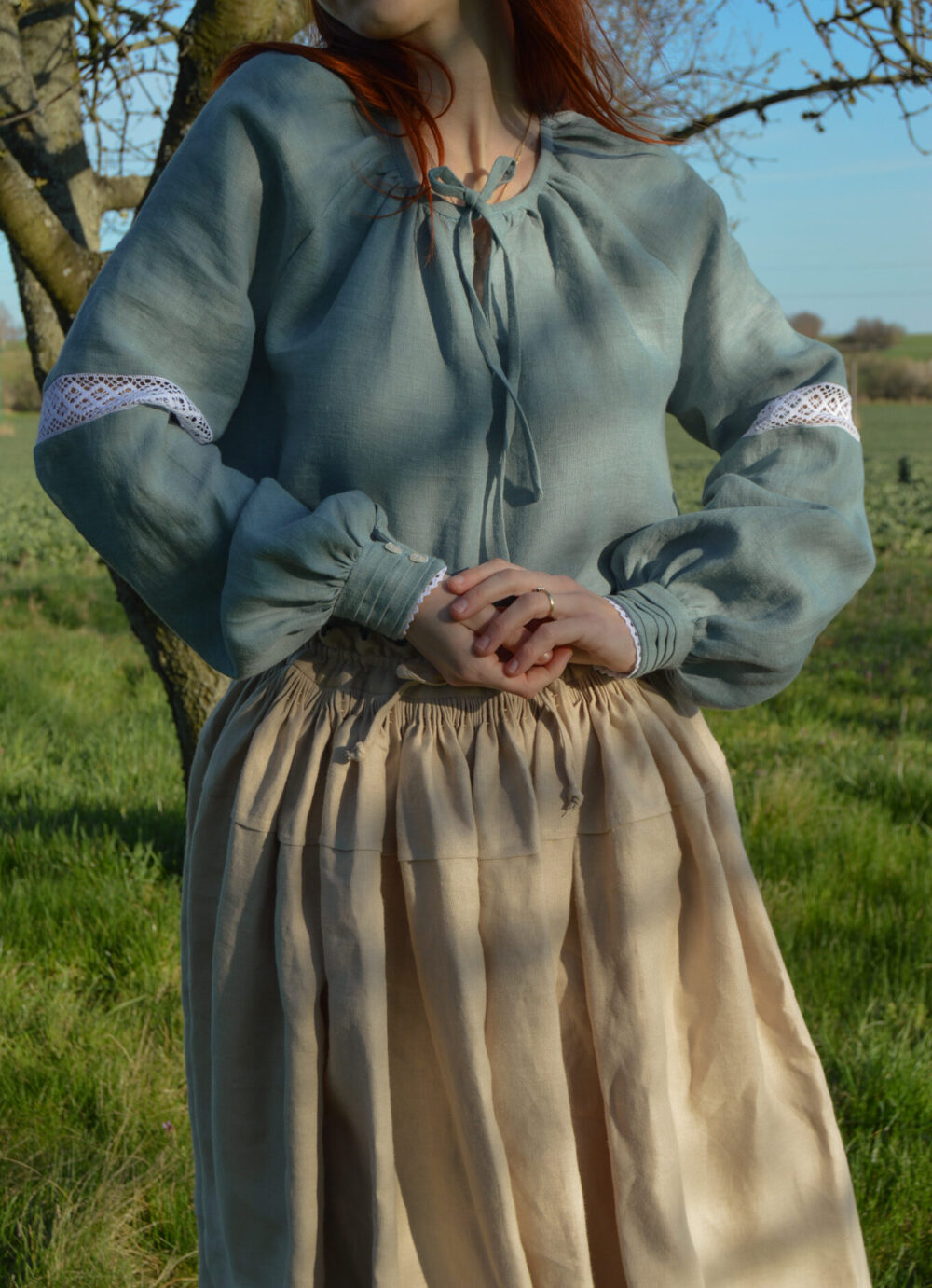 Ophelia Blouse with Long Sleeves