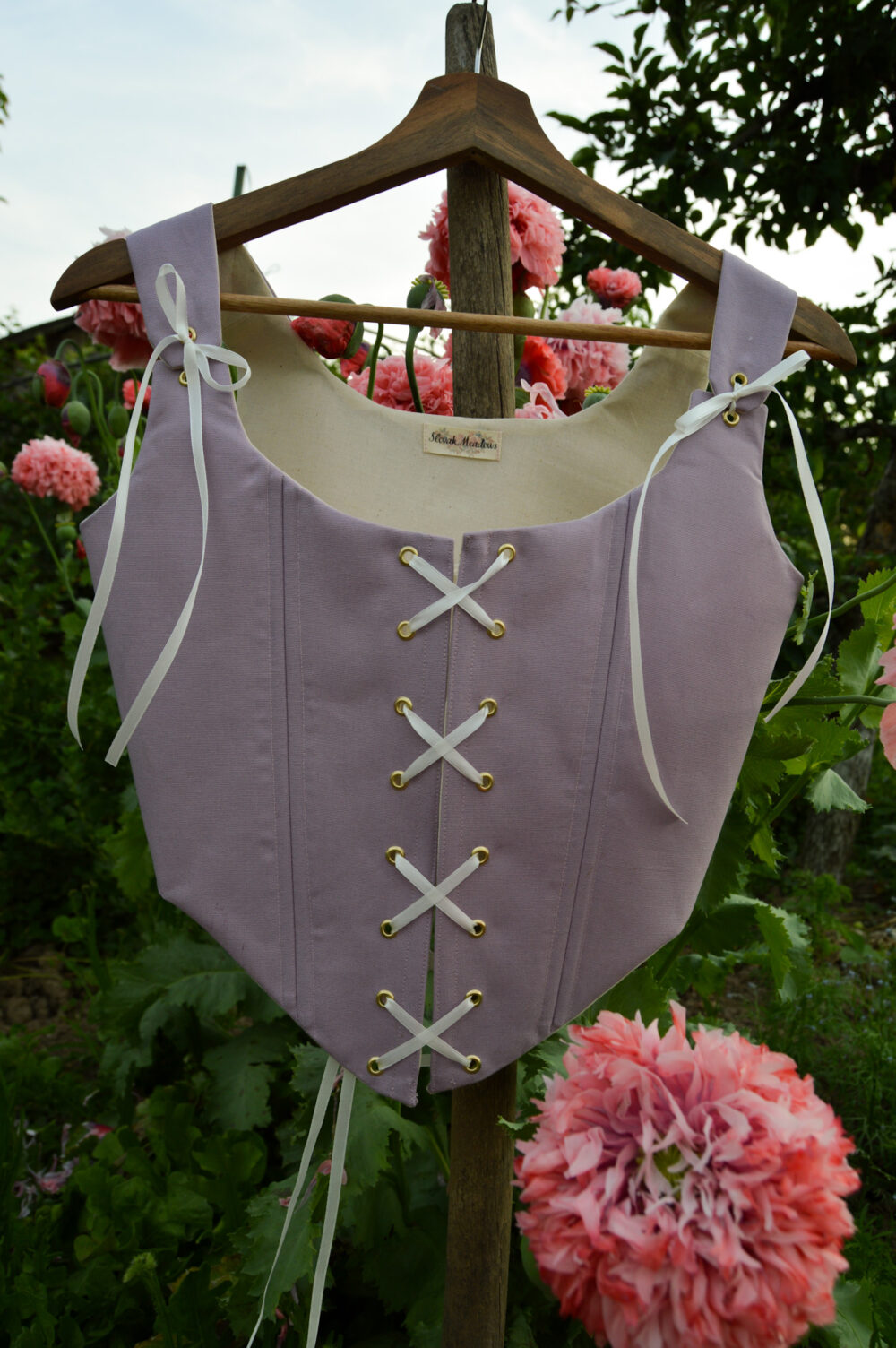 Solid Color Renaissance Corset Bodice