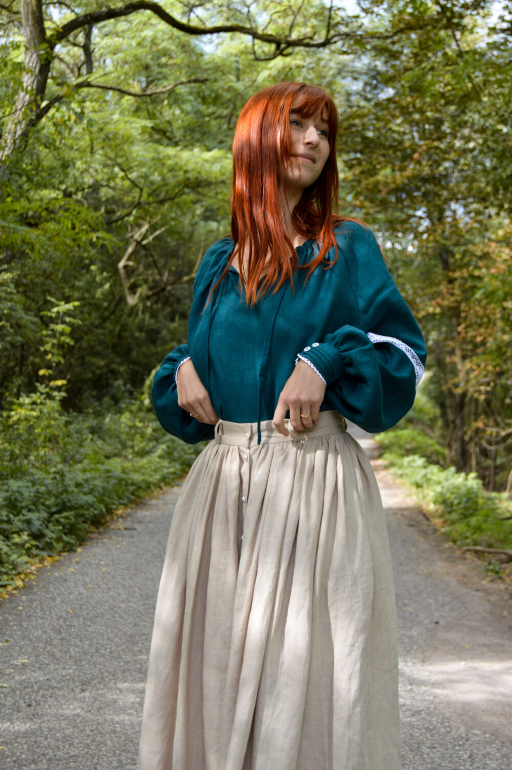 Ophelia Blouse with Long Sleeves