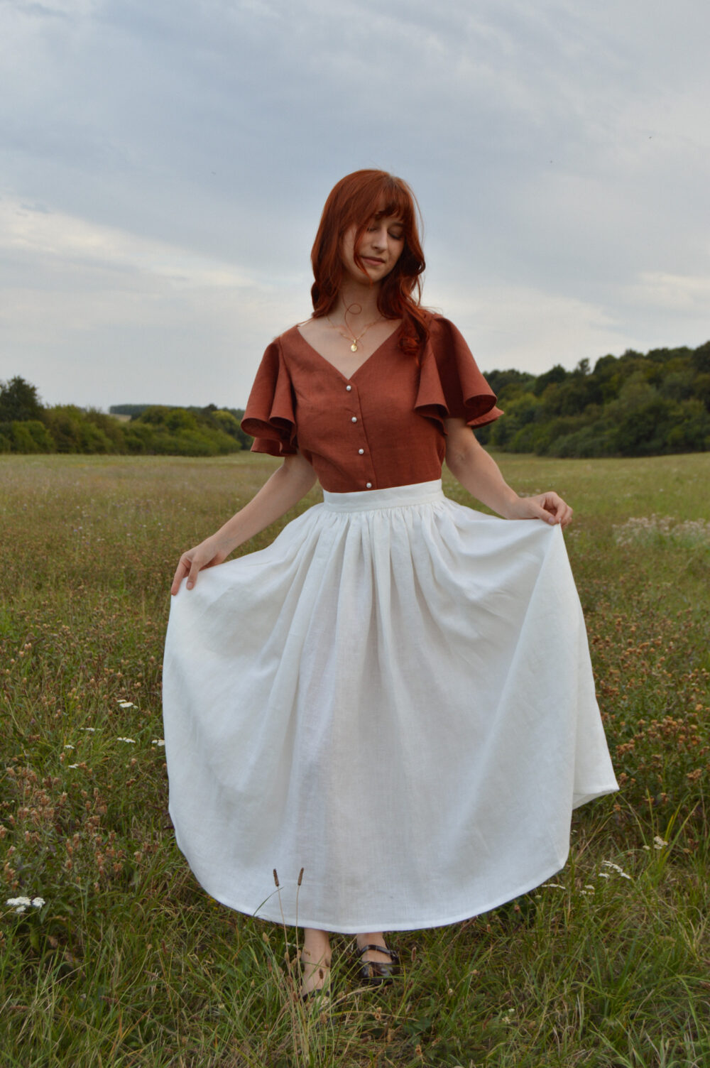 ivory belle skirt slovak meadows Belle Skirt