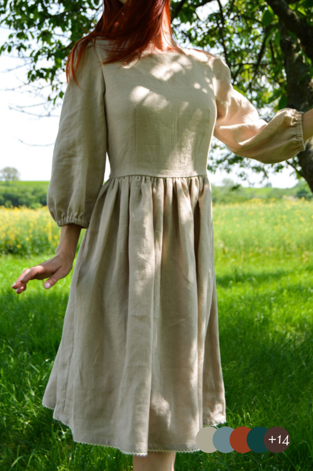 Emma Dress with Long Sleeves