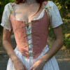 Solid Color Renaissance Corset Bodice