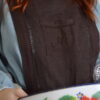 Linen Pinafore Dress with Detachable Top