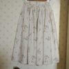 Violet floral cotton skirt slovakmeadows Violet Skirt