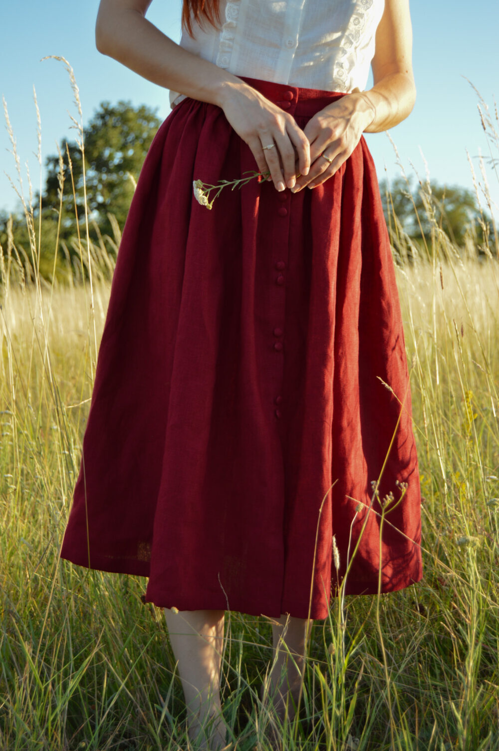 burgundy violet skirt, slovakmeadows Violet Skirt