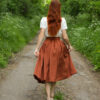 Violet Skirt in Rust Size: XS