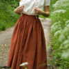 Violet Skirt in Rust Size: XS