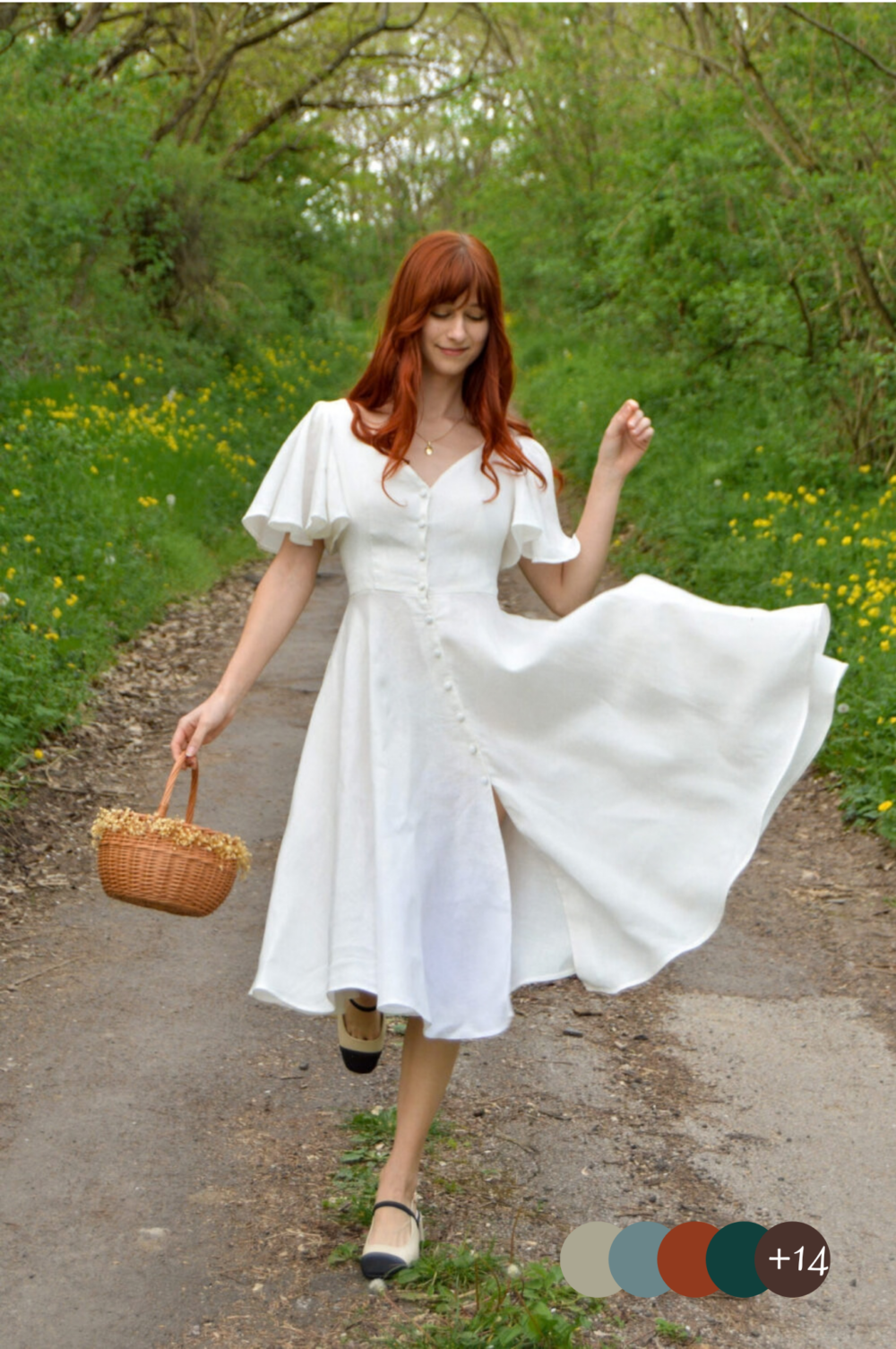 slovakmeadows charlotte short sleeves dress Charlotte dress