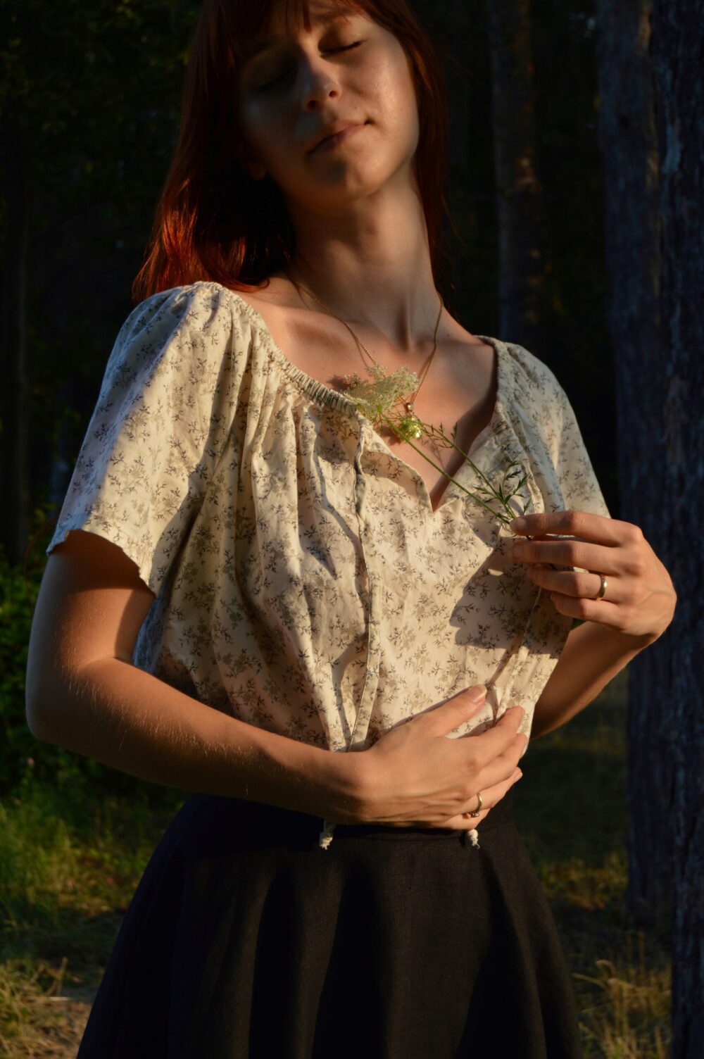 Chemise cotton blouse