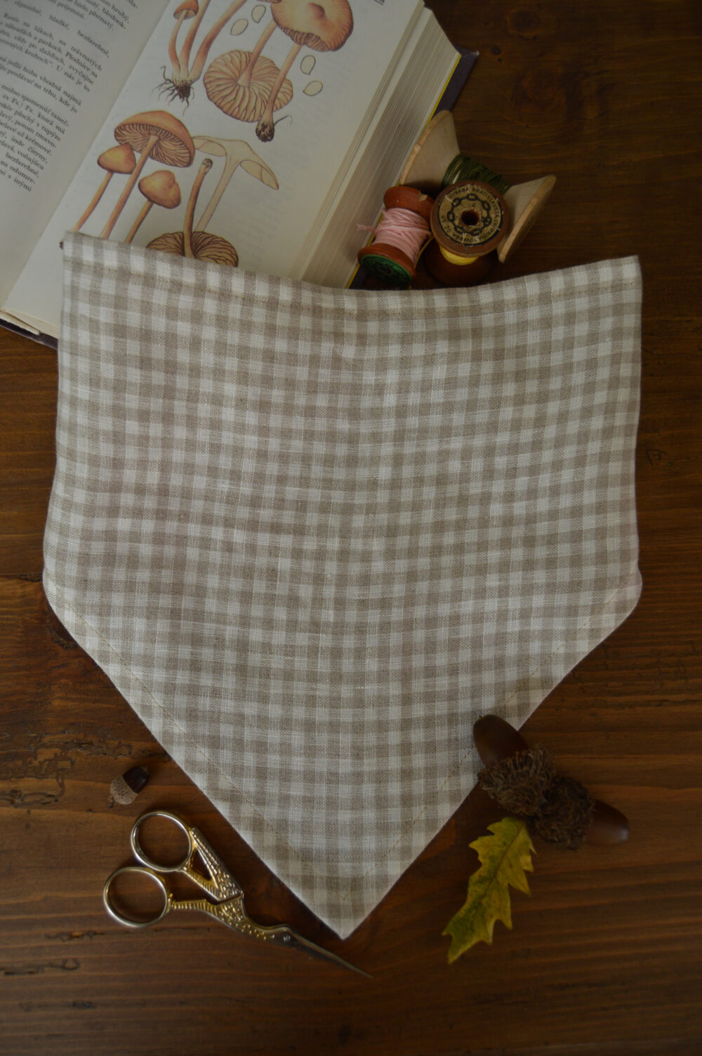 Linen headscarf