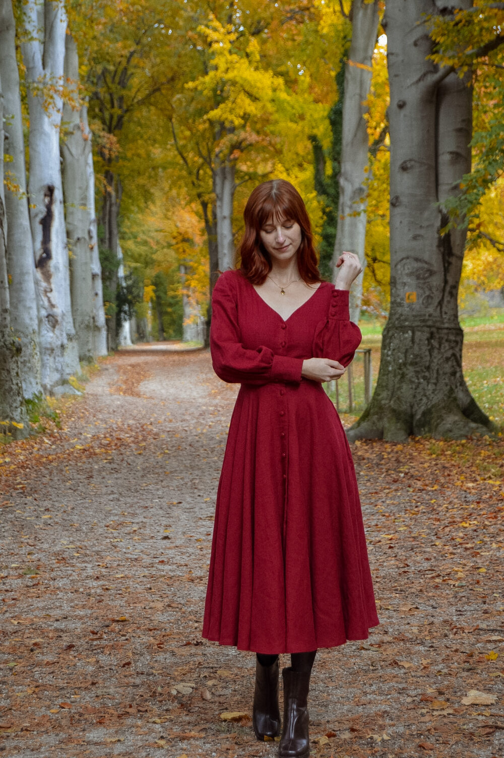 DSC_0066 Charlotte dress with long sleeves