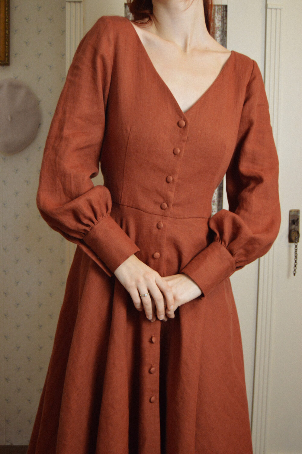 Charlotte dress with long sleeves - Image 3