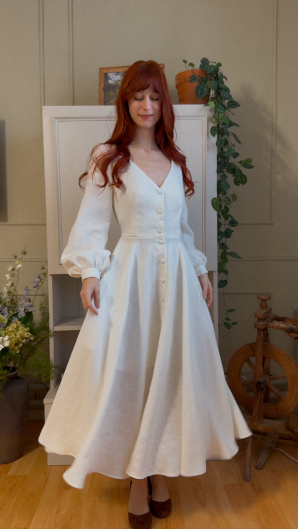 Charlotte dress with long sleeves - Image 5