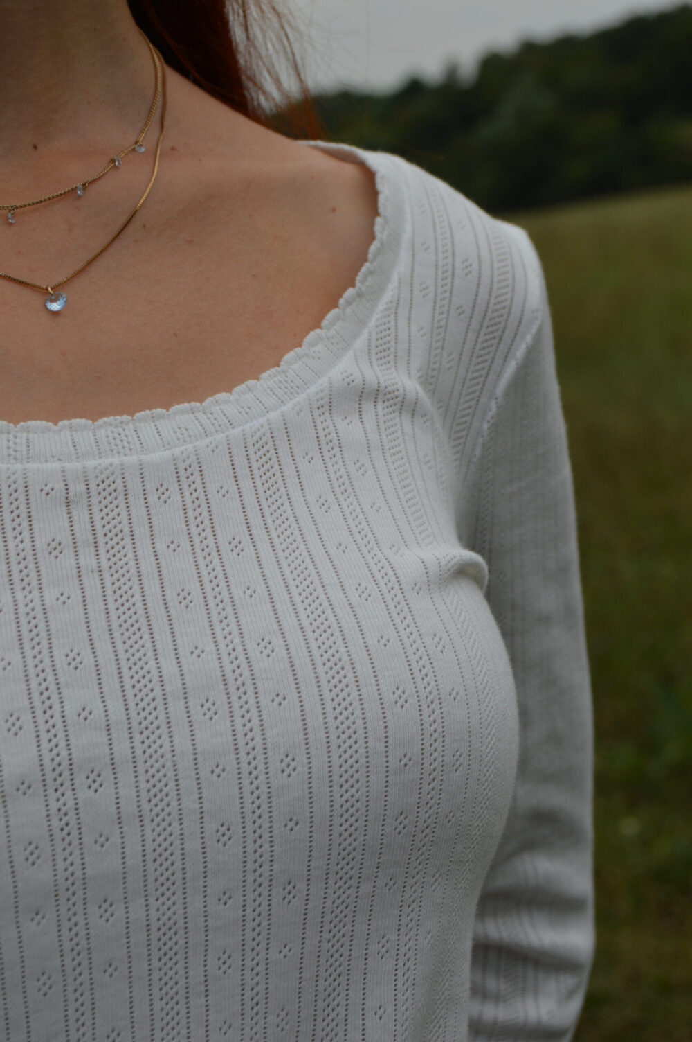 Tess Pointelle Top