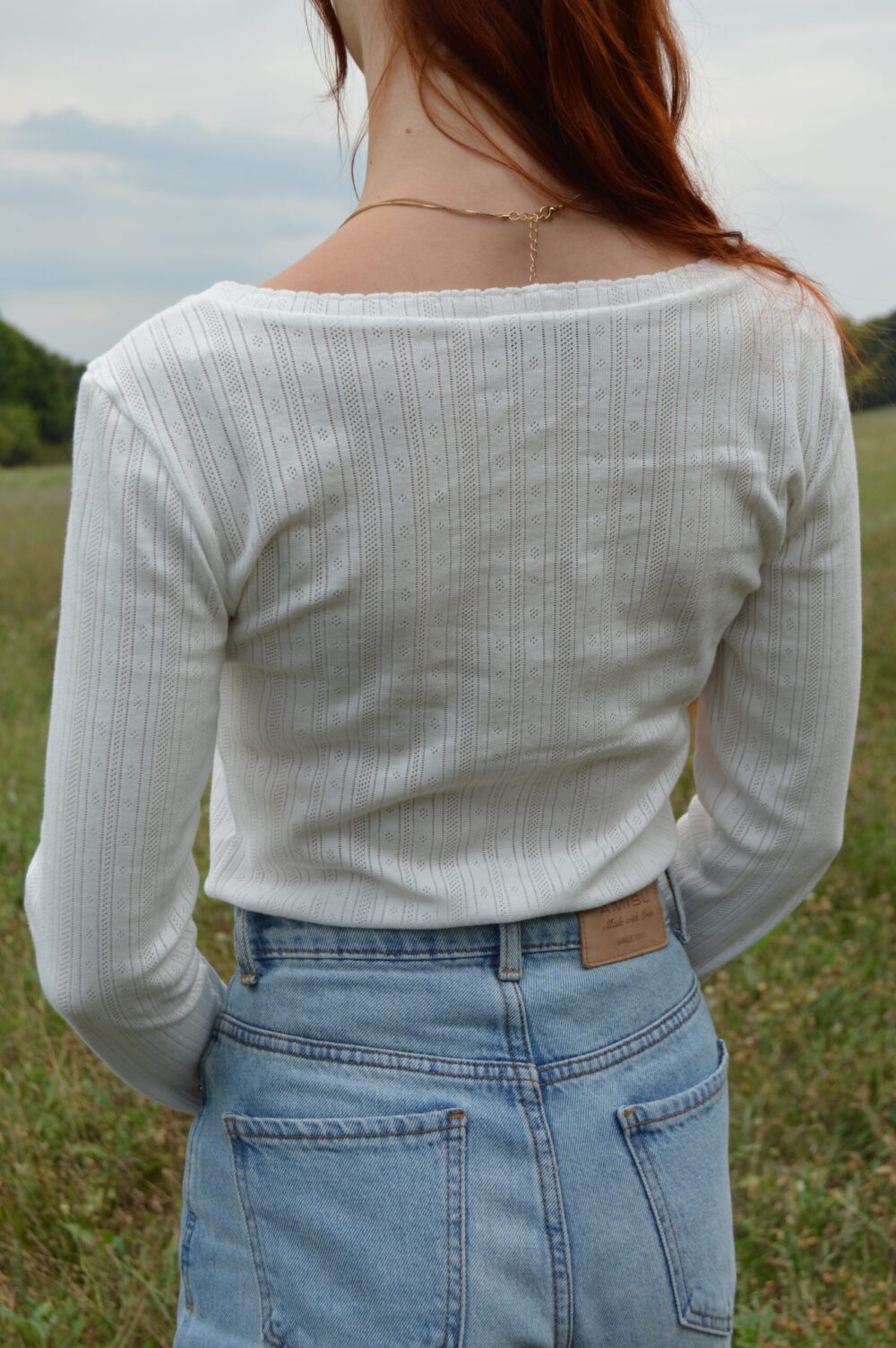 Tess Pointelle Top