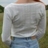 Tess Pointelle Top