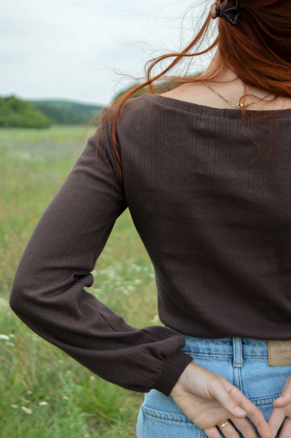 Elora Pointelle Top