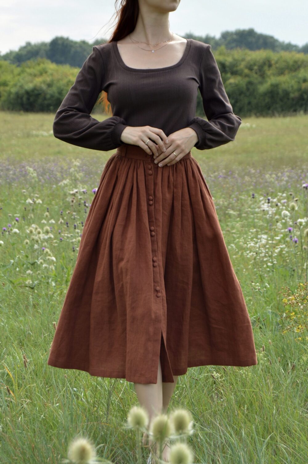 Elora Pointelle Top