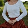Tess Pointelle Top