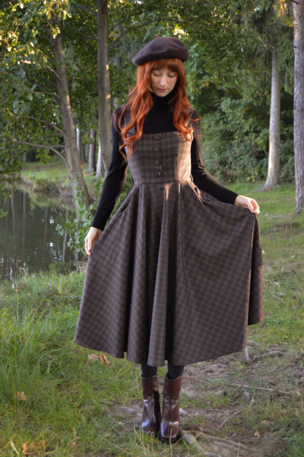 Wool Pinafore dress