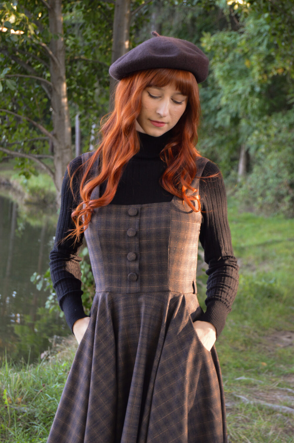 Wool Pinafore dress1 Wool Pinafore dress